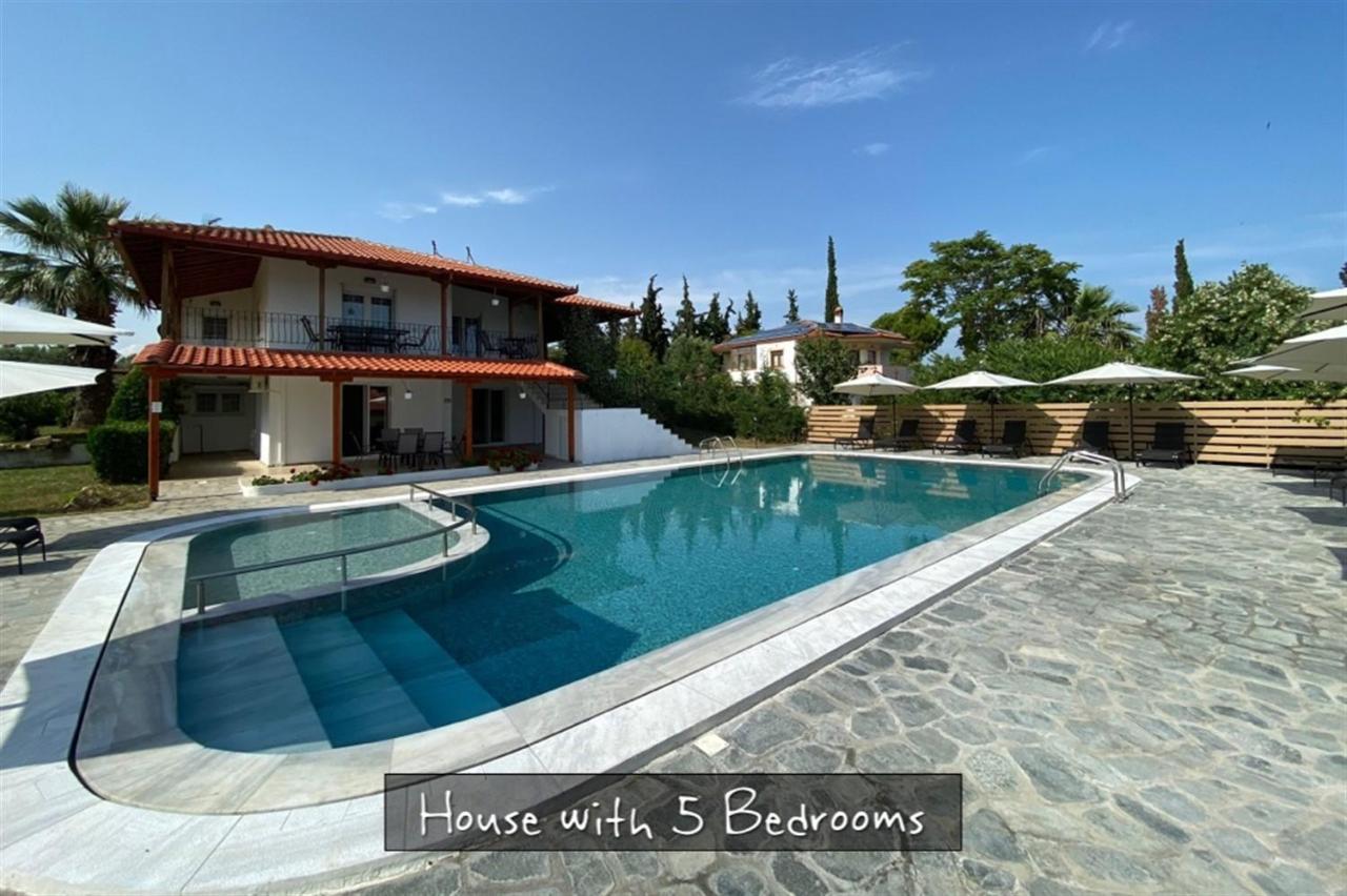 Metaxia Villa 5 bedrooms Kalyves Polygyrou Esterno foto